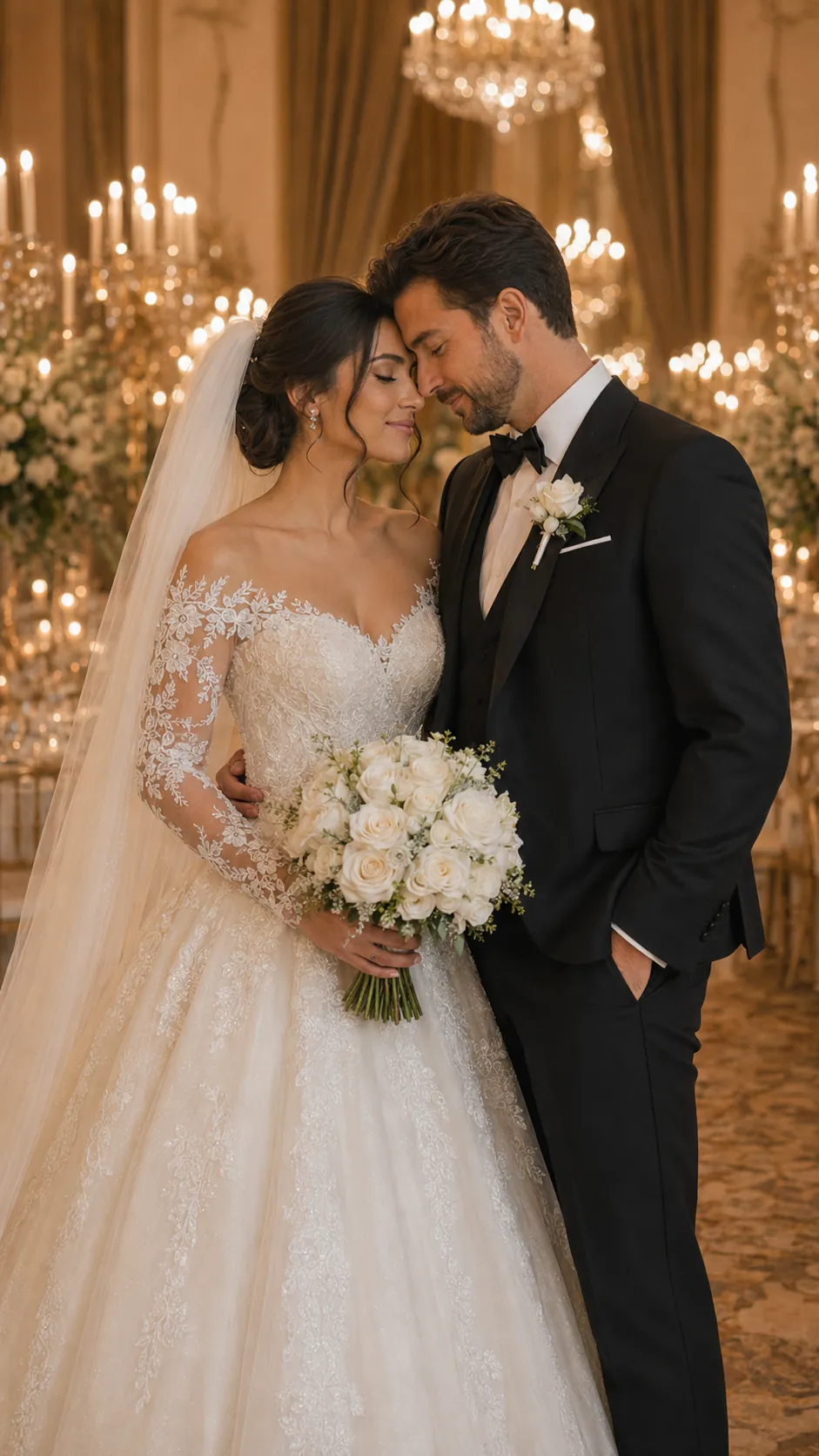 Foto de los novios